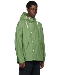 Nanamica Green Hooded Jacket