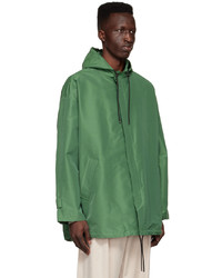 Auralee Green Silk Jacket