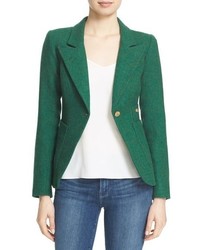 Green Wool Blazer