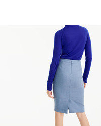 J.Crew No 2 Pencil Skirt In Double Serge Wool