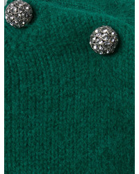 No.21 No21 Button Detail Textured Sweater