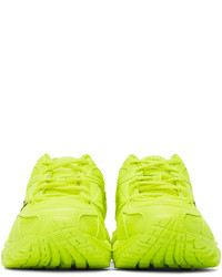 Vetements Yellow Reebok Edition Artisanal Logo Spike Runner 200 Sneakers