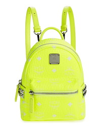 MCM 20 Visetos Neon Canvas Backpack