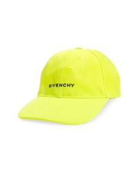 Givenchy 4g Nylon Blend Baseball Cap In 734 Fluo Yellow At Nordstrom