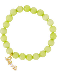 Green-Yellow Beaded Bracelet