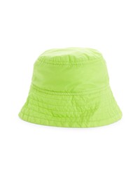 Dries Van Noten Gilly Quilted Bucket Hat In Lime At Nordstrom