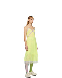 Marc Jacobs Yellow The Maxi Slip Dress