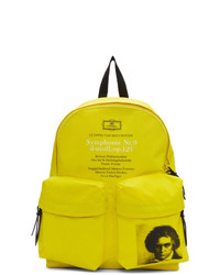 Green-Yellow Canvas Backpack