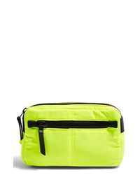 Green-Yellow Canvas Fanny Pack