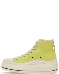 R13 Green Kurt High Top Sneakers