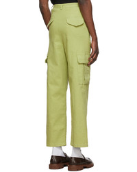 Winnie New York Green Cotton Cargo Pants