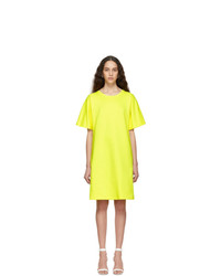 A_Plan_Application Yellow T Shirt Dress