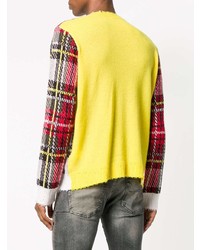 R13 Checked Knit Sweater