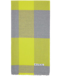 Green-Yellow Check Scarf