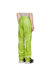 Ottolinger Green Pleather Trousers