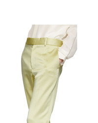 Haider Ackermann Yellow Classic Trousers