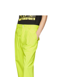 Nomenklatura Studio Yellow Pleated Trousers