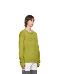 Enfants Riches Deprimes Green Classic Logo Sweater