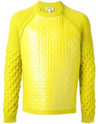 Kenzo Coated Cable Knit Sweater