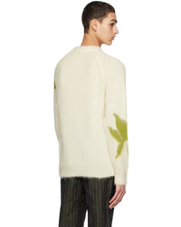 Erdem White Crewneck Sweater
