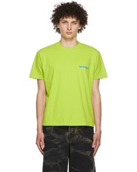 Sunnei Green Cotton T Shirt