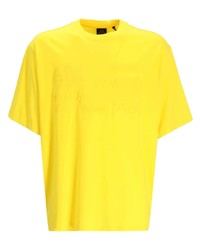 Armani Exchange Logo Embossed Cotton T Shirt