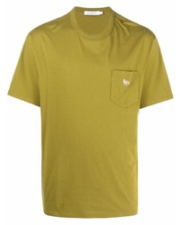 MAISON KITSUNÉ Logo Patch Short Sleeve T Shirt