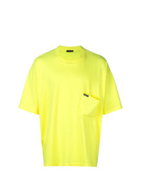 Balenciaga Neon Drop Pocket T Shirt