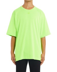 Dolce & Gabbana Oversize T Shirt In Verde Chiaro Fluo At Nordstrom