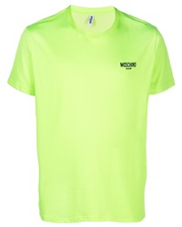 Moschino Swim Logo Print Short Sleeve T Shirt