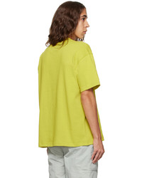 A-Cold-Wall* Yellow Embroidered T Shirt
