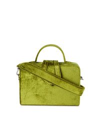 Mehry Mu Green Fey Velvet Box Bag