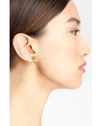 Marc Jacobs Logo Disc Stud Earrings