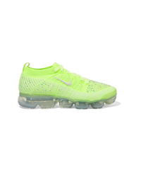 Green-Yellow Embellished Athletic Shoes
