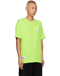 AAPE BY A BATHING APE Green Patch T Shirt