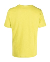 Peuterey Logo Embroidered Slit Pocket T Shirt