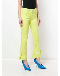 MSGM Distressed Flared Jeans