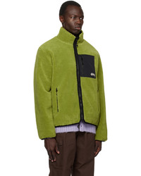 Stussy Green Zip Jacket