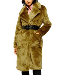 Topshop Idol Faux Fur Coat