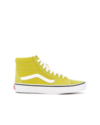 Green-Yellow High Top Sneakers