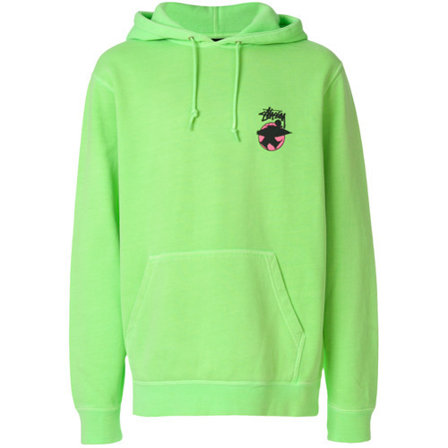 stussy lime green hoodie