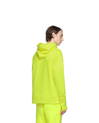 A_Plan_Application Yellow Oversized Hoodie