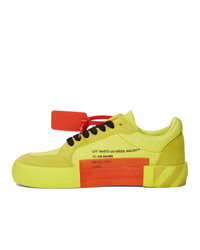 Off-White Yellow Low Vulcanized Sneaker