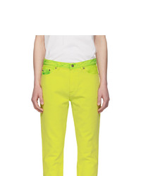 Hugo Yellow Slim Tapered Jeans