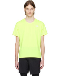 Green-Yellow Knit Crew-neck T-shirt