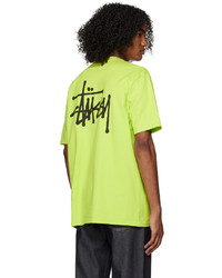 Stussy Green Basic T Shirt