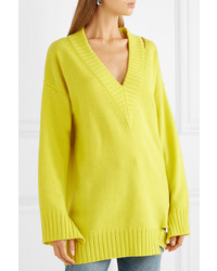TRE by Natalie Ratabesi Kirsten Oversized Cutout Cashmere Sweater