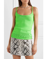 Les Rêveries Neon Med Knitted Tank