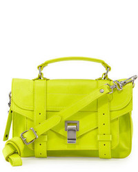 Proenza Schouler Ps1 Tiny Leather Mail Bag Yellow
