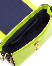 Pour La Victoire Alsace Faux Leather Crossbody Bag Neonblack